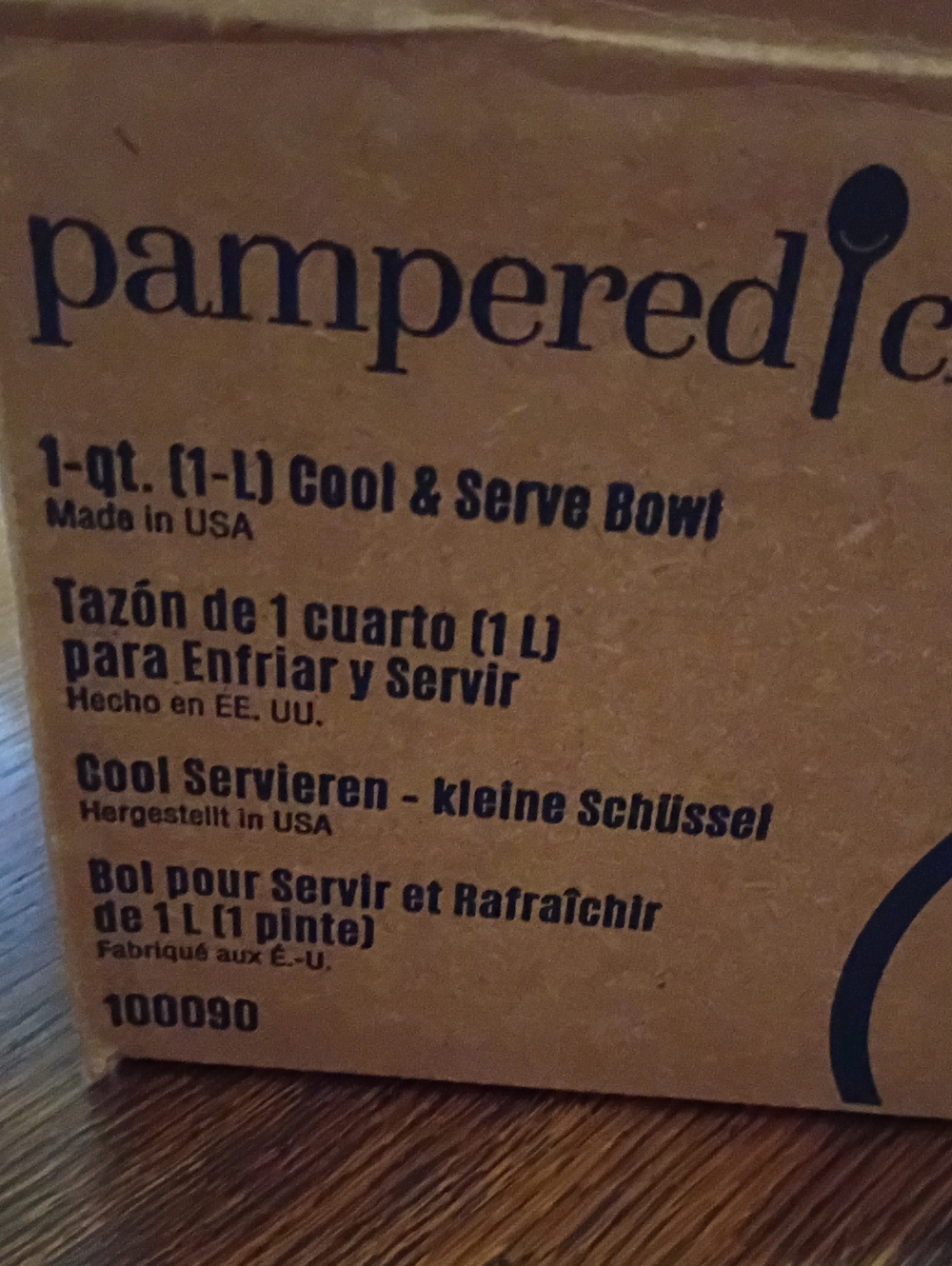 Pampered Chef Cool & Serve Bowls 1 Qt Size